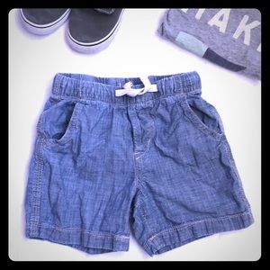baby Gap 2T chambray shorts.